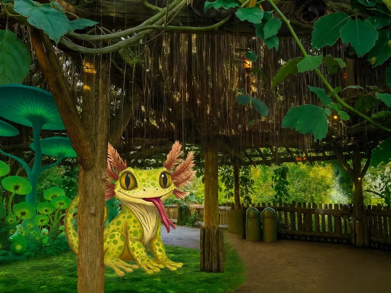 Monstre au Zoo à Beauval